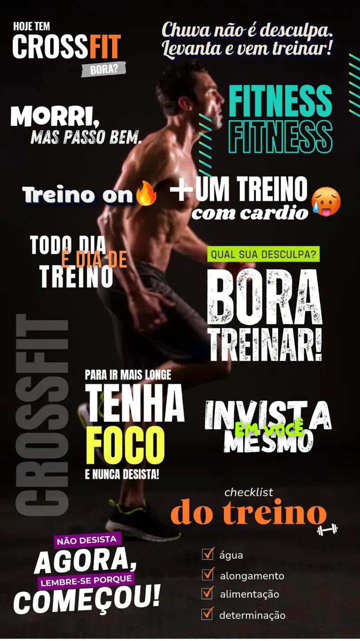 Exemplos de figurinhas para Rotina de treino