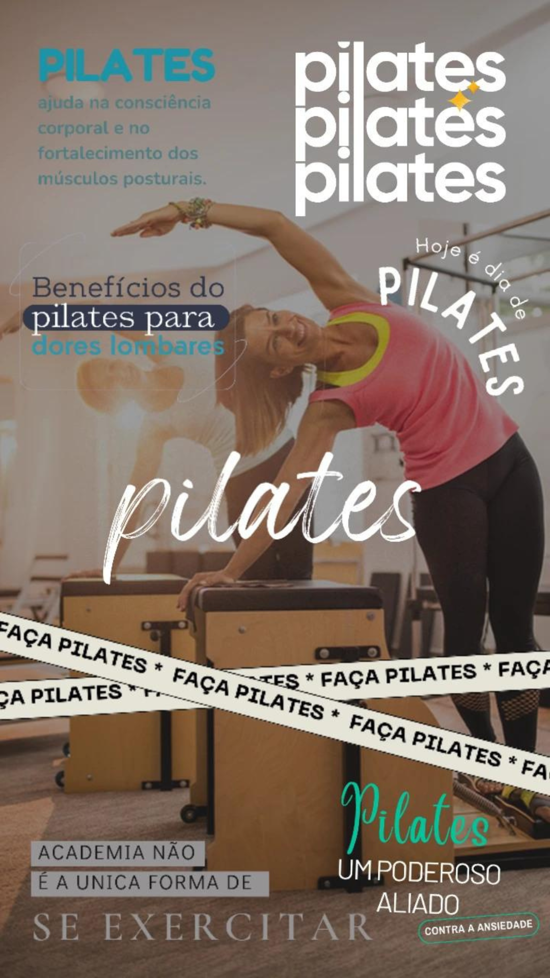 Exemplos de figurinhas para Pilates