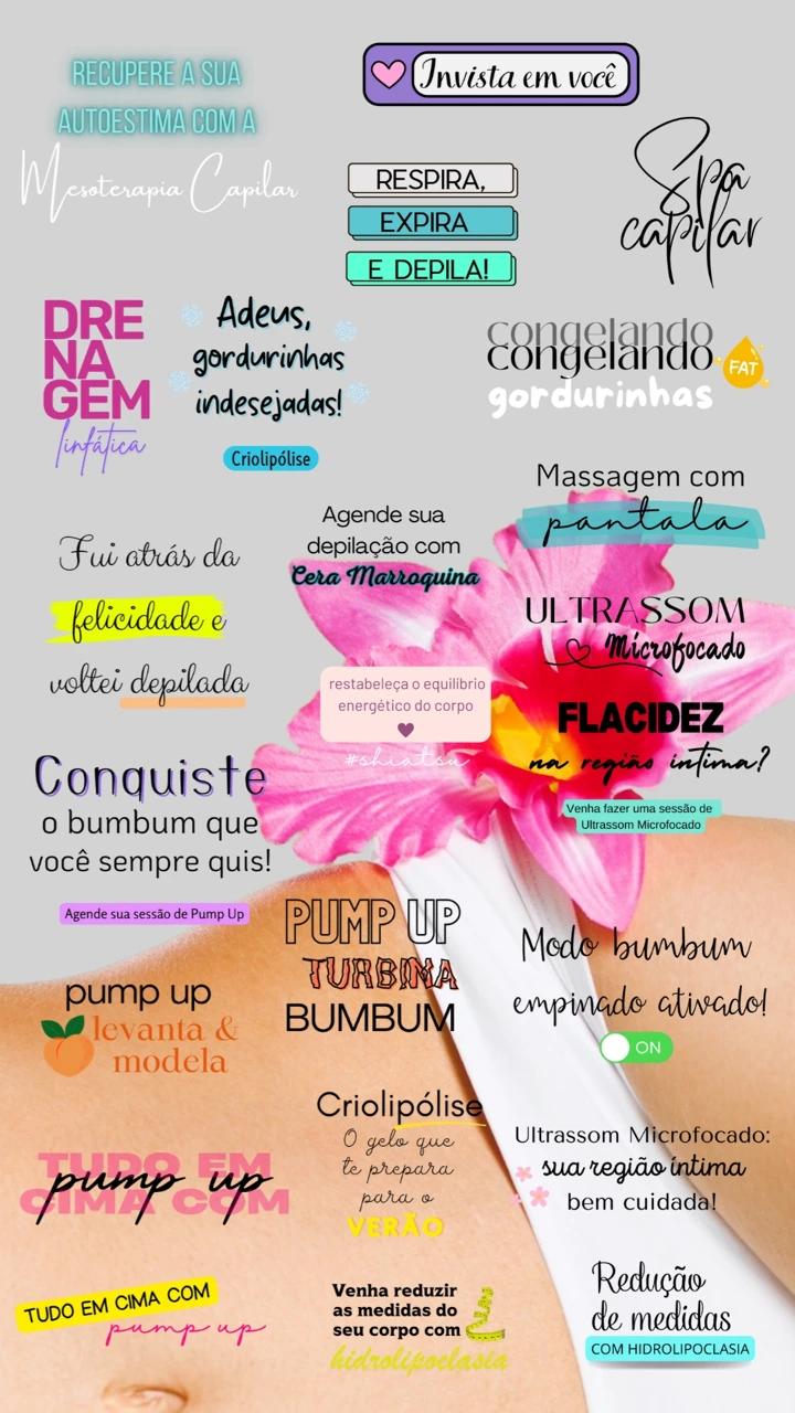 Exemplos de figurinhas para Divulgação de serviços